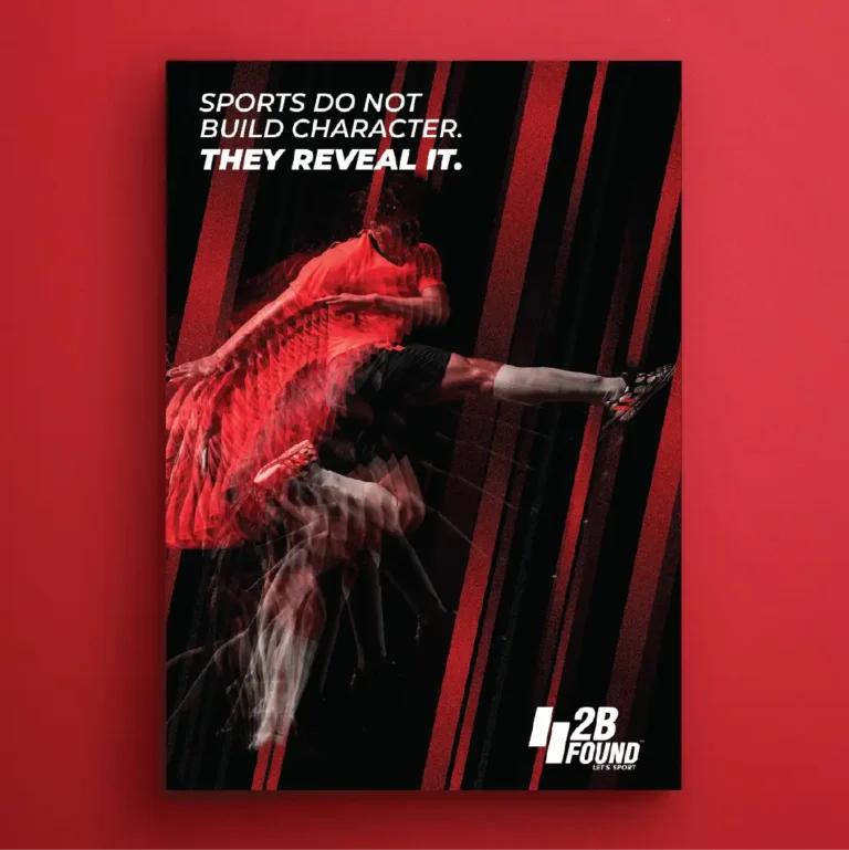 2b found poster Design by Freelance graphic designer in dubai