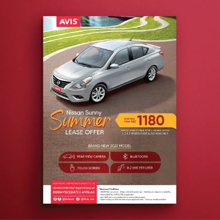Avis Poster Design by Best graphic designer in dubai