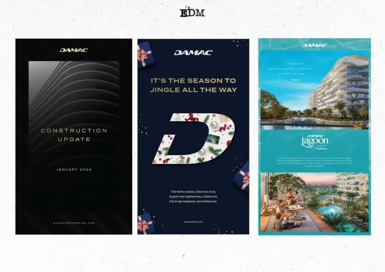 EDM design for DAMAC by Best graphic designer in Dubai